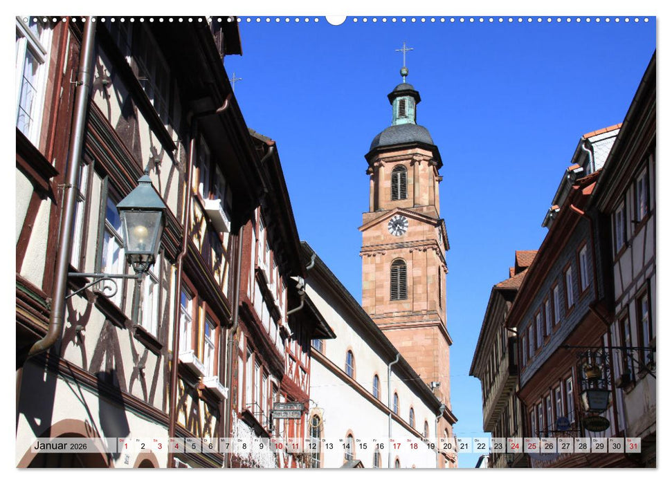 Wanderbares Miltenberg (CALVENDO Premium Wandkalender 2026)