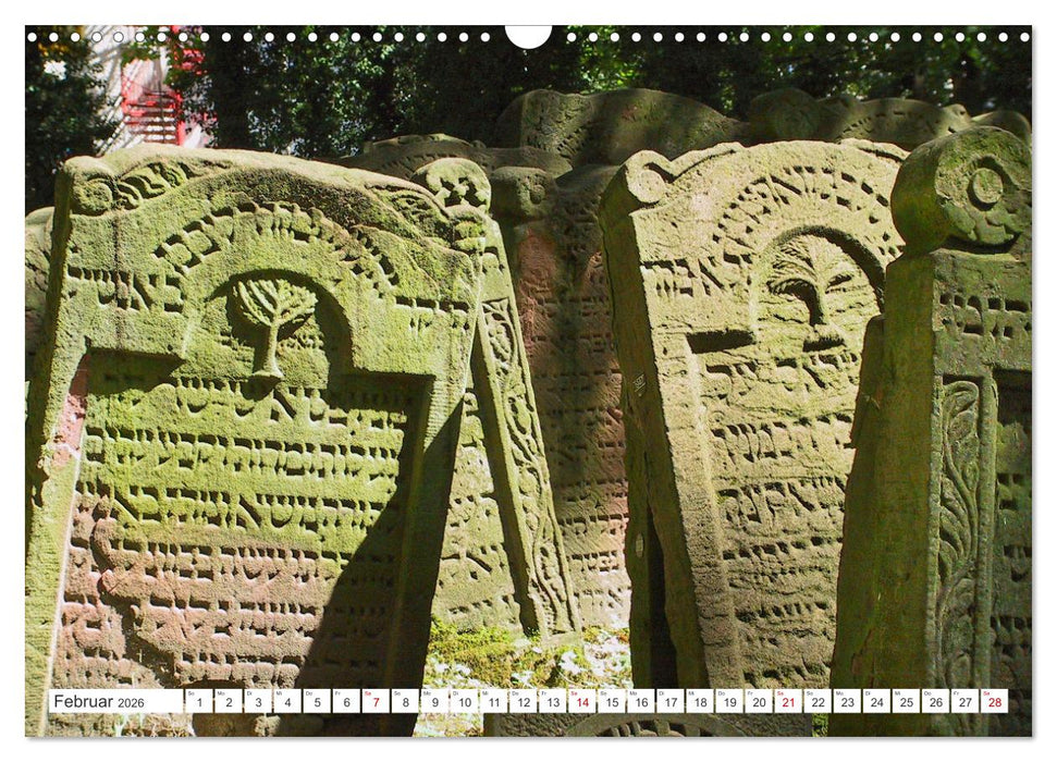 Jüdische Friedhöfe in Deutschland (CALVENDO Wandkalender 2026)