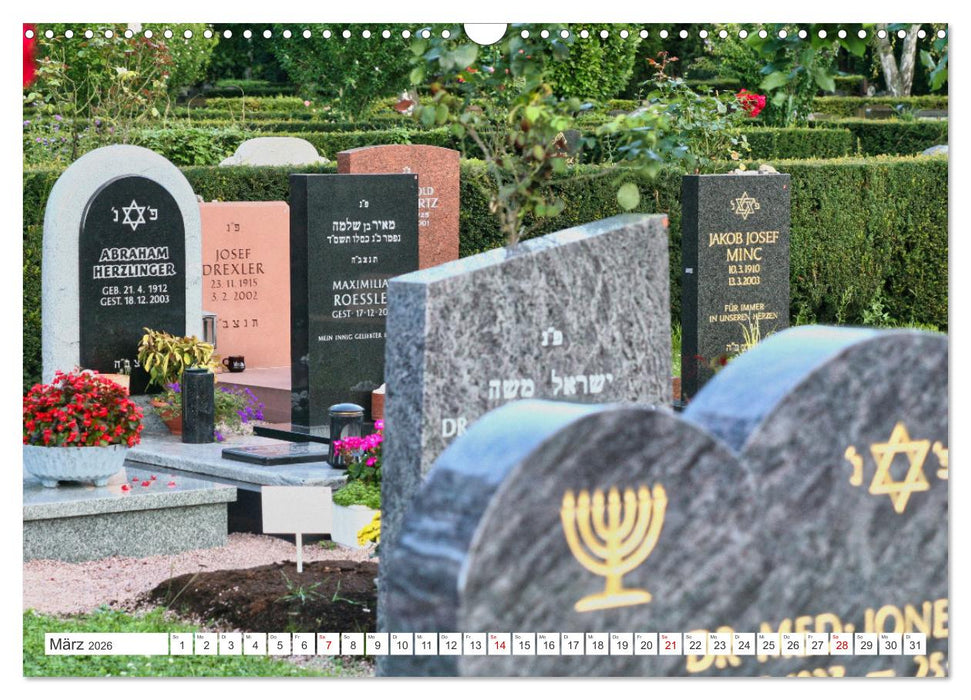 Jüdische Friedhöfe in Deutschland (CALVENDO Wandkalender 2026)