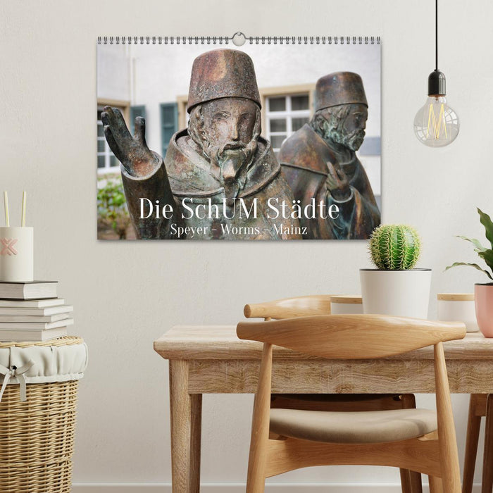 Die SchUM Städte Speyer, Worms, Mainz (CALVENDO Wandkalender 2026)