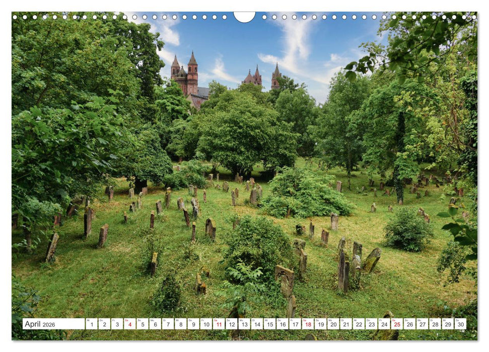 Die SchUM Städte Speyer, Worms, Mainz (CALVENDO Wandkalender 2026)