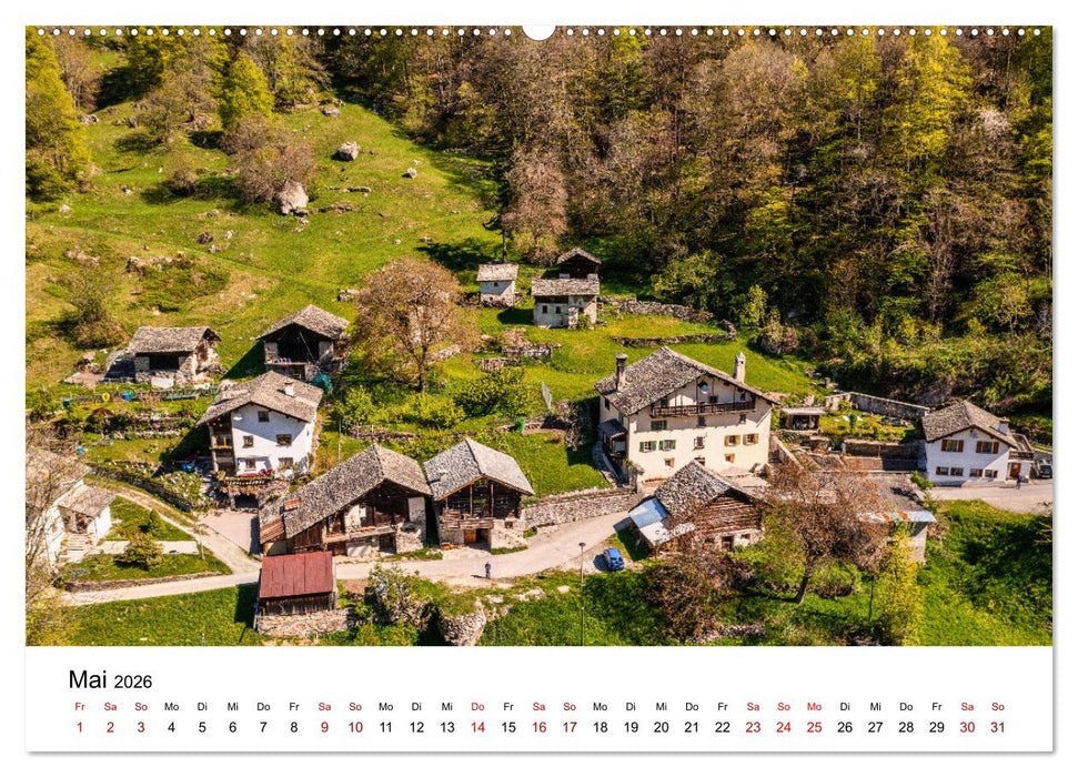 Bergell - Bregaglia Impressionen (CALVENDO Premium Wandkalender 2026)