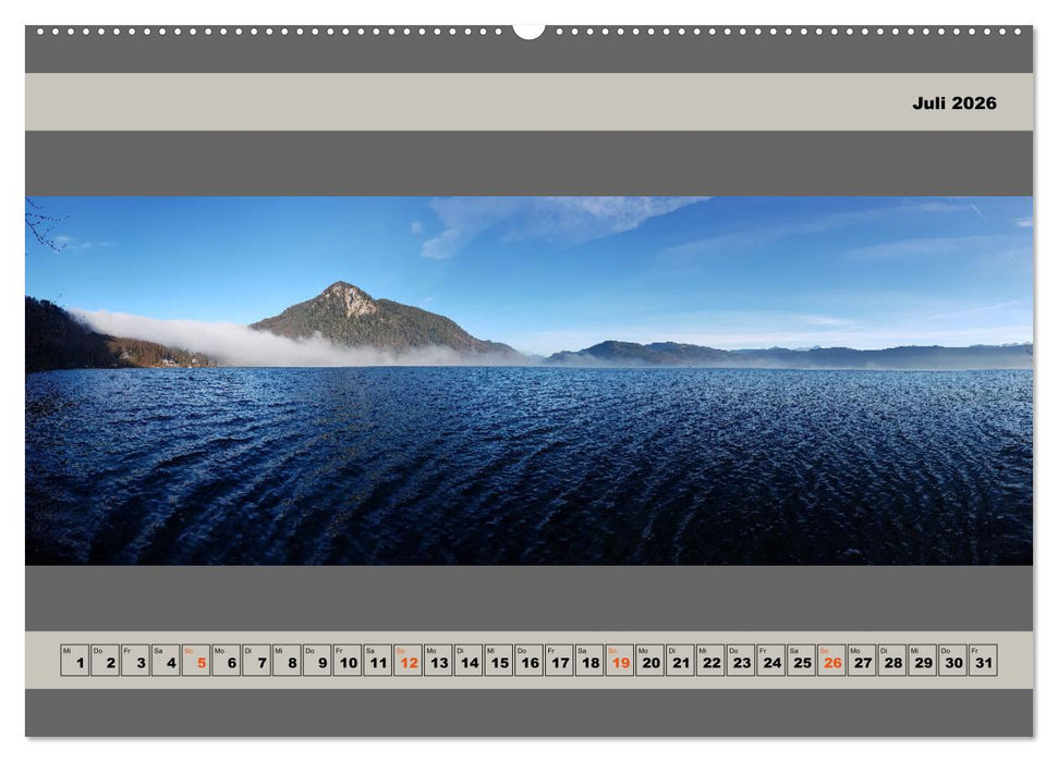 Walchensee Panorama (CALVENDO Premium Wandkalender 2026)