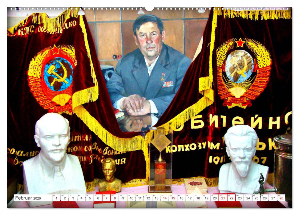 Sowjet-Nostalgie - Heimat-Museen in Ostpreußen (CALVENDO Premium Wandkalender 2026)