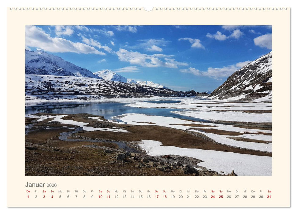Alpen Blick (CALVENDO Premium Wandkalender 2026)