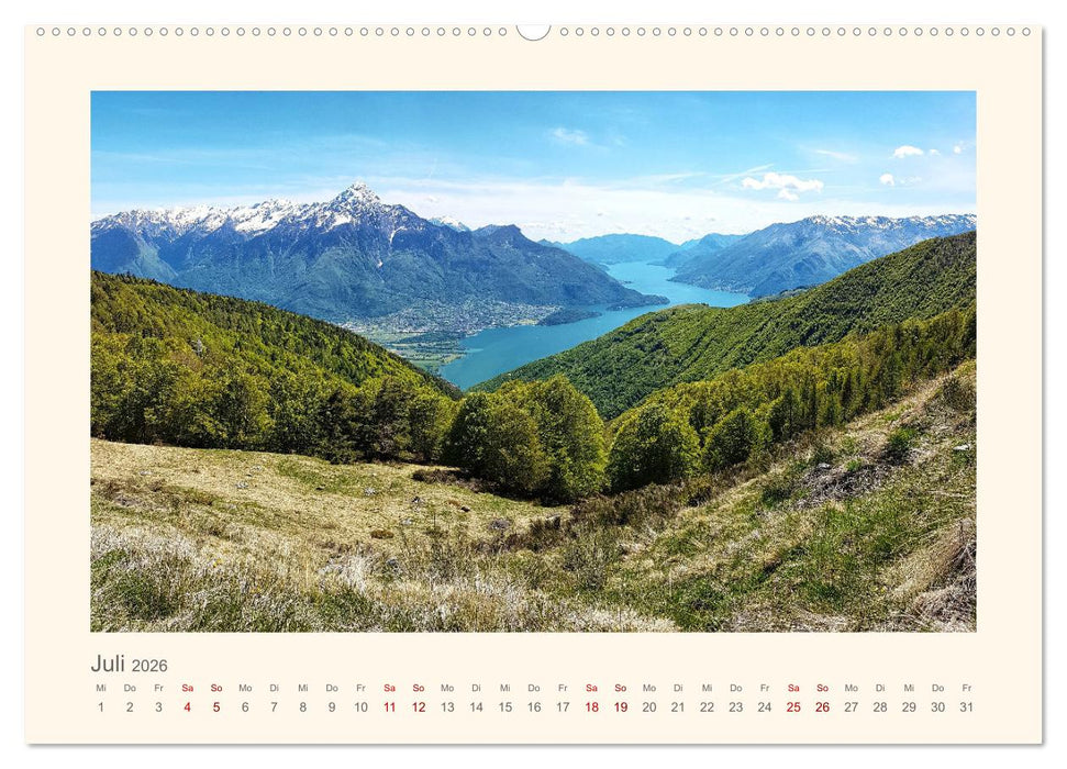 Alpen Blick (CALVENDO Premium Wandkalender 2026)