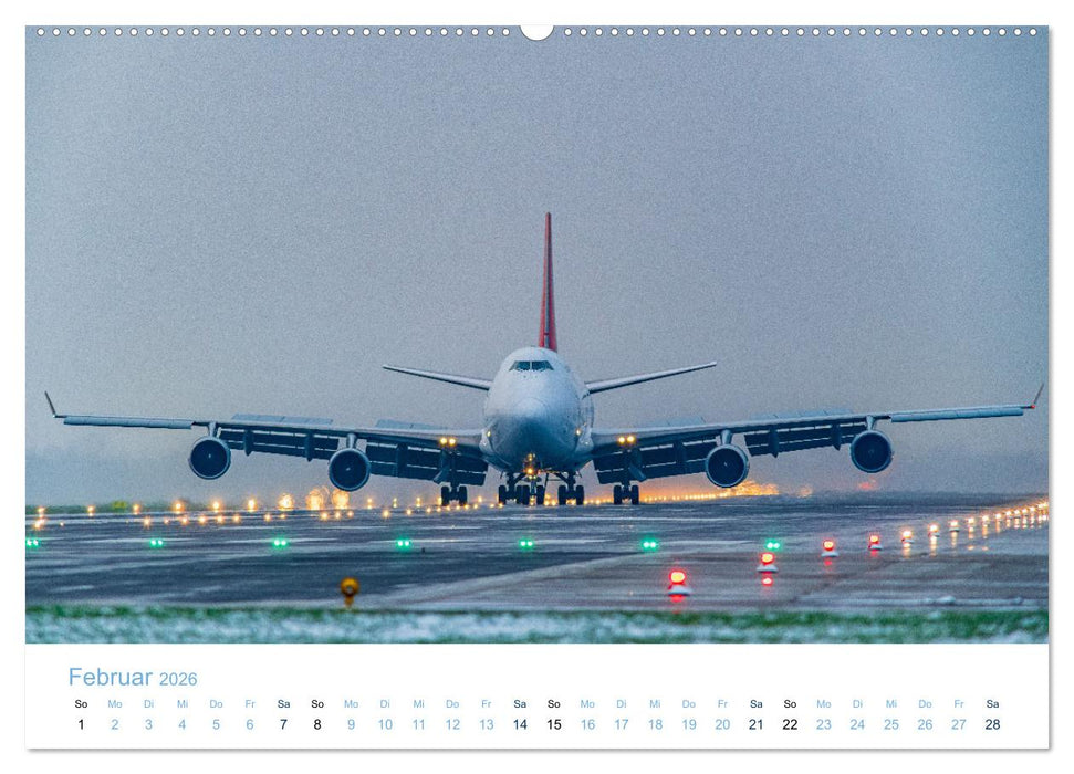 BOEING 747 - Königin der Lüfte (CALVENDO Premium Wandkalender 2026)