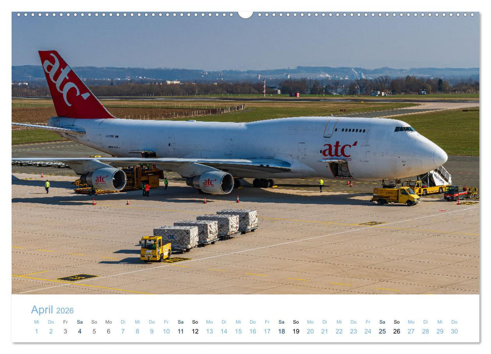 BOEING 747 - Königin der Lüfte (CALVENDO Premium Wandkalender 2026)
