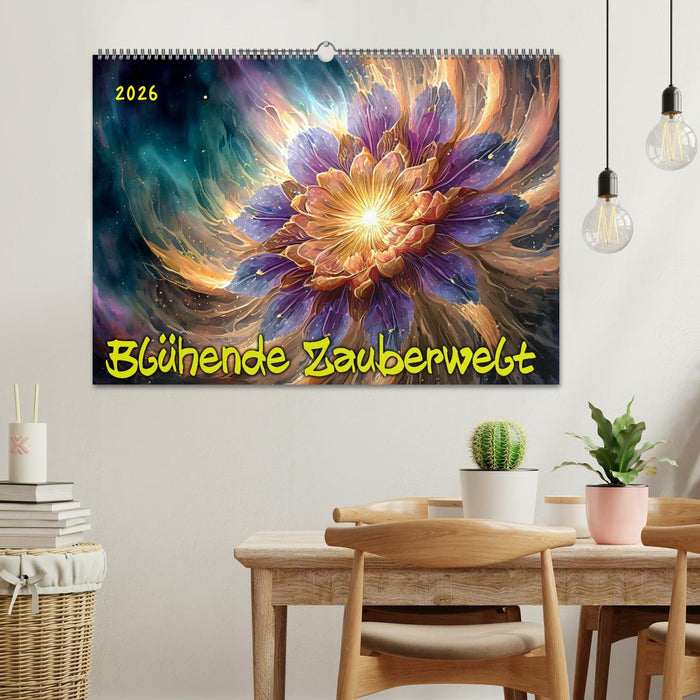 Blühende Zauberwelt (CALVENDO Wandkalender 2026)