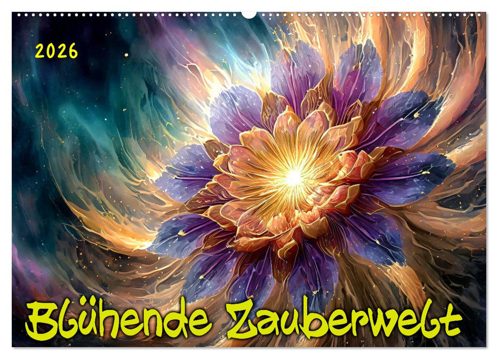 Blühende Zauberwelt (CALVENDO Wandkalender 2026)