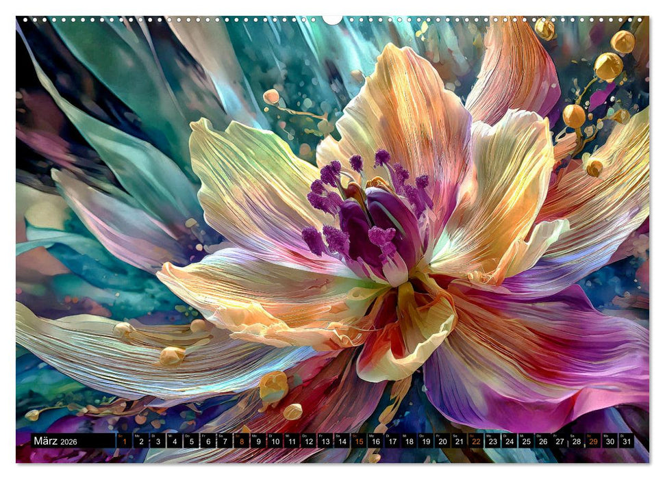 Blühende Zauberwelt (CALVENDO Wandkalender 2026)