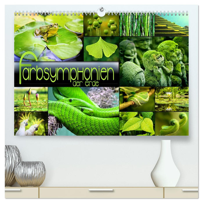 Farbsymphonien der Erde (CALVENDO Premium Wandkalender 2026)