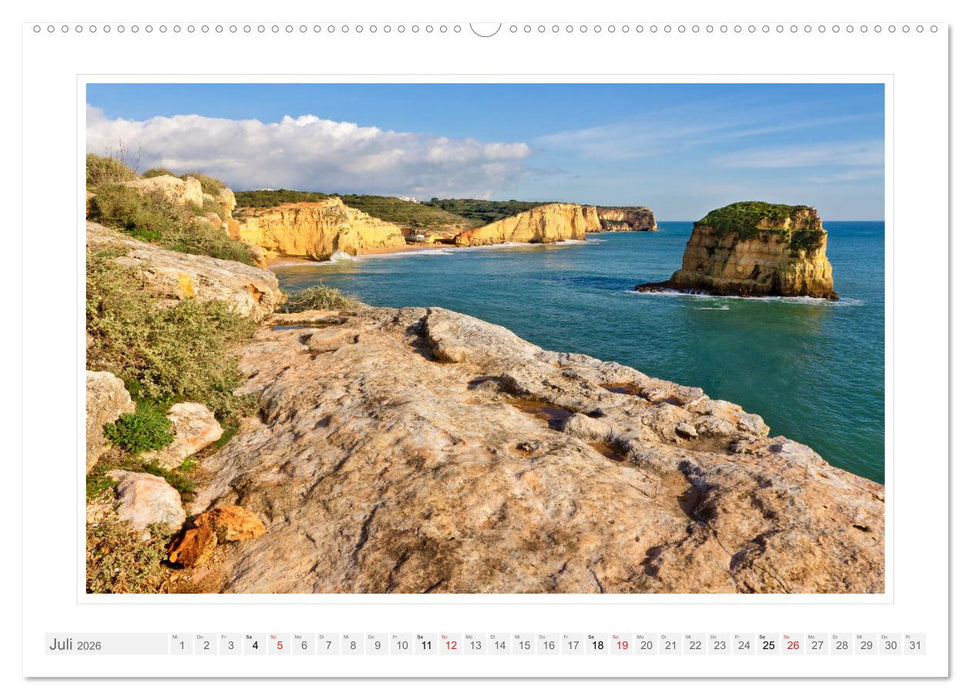 Algarve - Küstenlandschaften (CALVENDO Premium Wandkalender 2026)