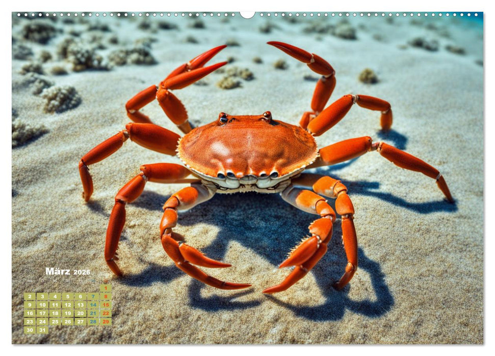 Tief unten im Meer Unterwasser Fantasy (CALVENDO Premium Wandkalender 2026)