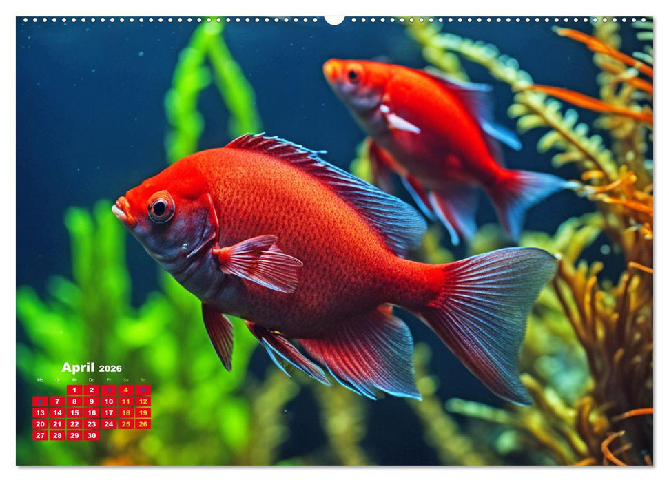 Tief unten im Meer Unterwasser Fantasy (CALVENDO Premium Wandkalender 2026)