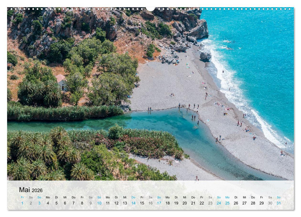 Kreta - Die Highlights der Insel (CALVENDO Premium Wandkalender 2026)