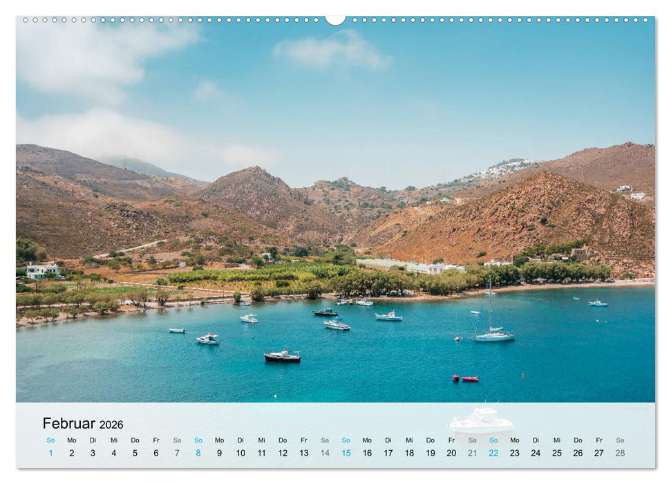 Patmos - Die heilige Insel (CALVENDO Premium Wandkalender 2026)