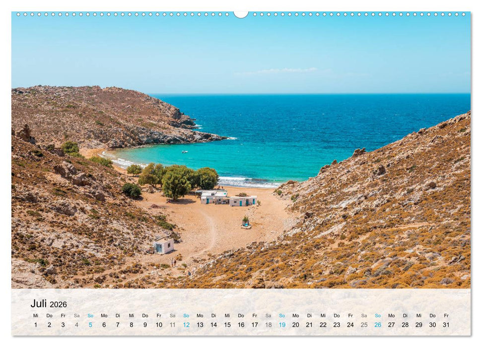 Patmos - Die heilige Insel (CALVENDO Premium Wandkalender 2026)