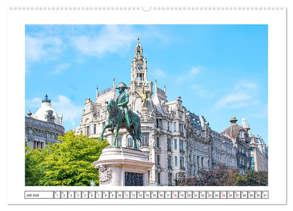 Porto - Stadt am Rio Douro (CALVENDO Premium Wandkalender 2026)