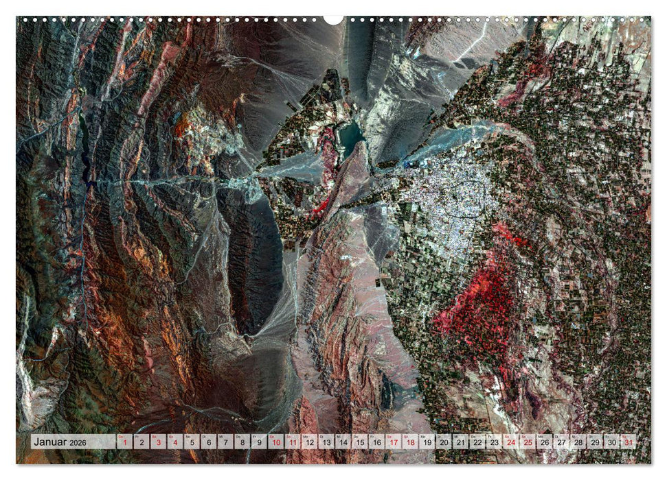 Sensationelle Bilder Unserer Erde - Oasen Wüstenstädte Millionenstädte (CALVENDO Premium Wandkalender 2026)