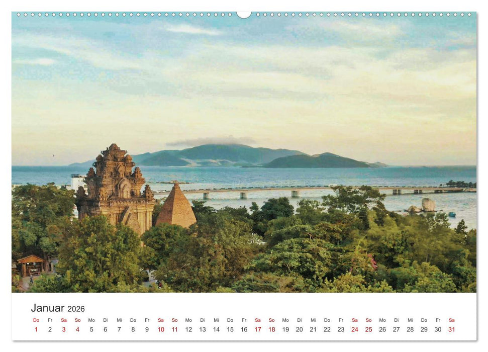 Vietnam - Das beeindruckende Land am Pazifik. (CALVENDO Premium Wandkalender 2026)