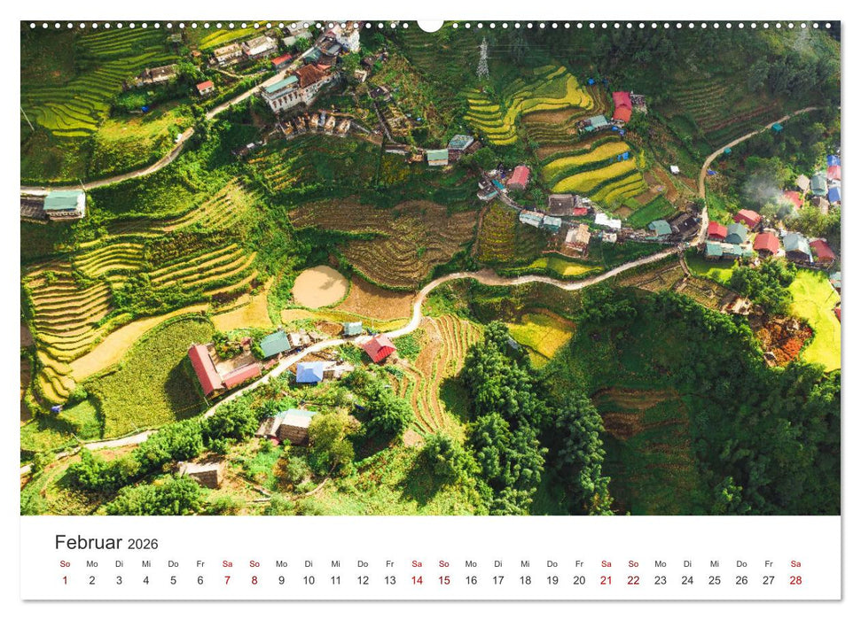 Vietnam - Das beeindruckende Land am Pazifik. (CALVENDO Premium Wandkalender 2026)