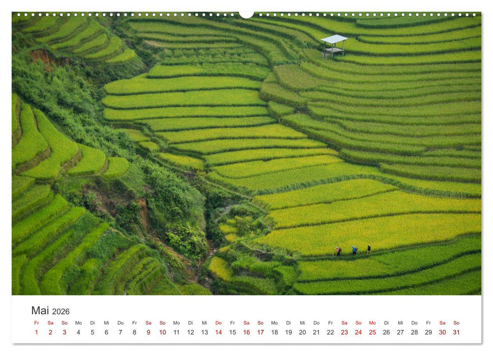 Vietnam - Das beeindruckende Land am Pazifik. (CALVENDO Premium Wandkalender 2026)