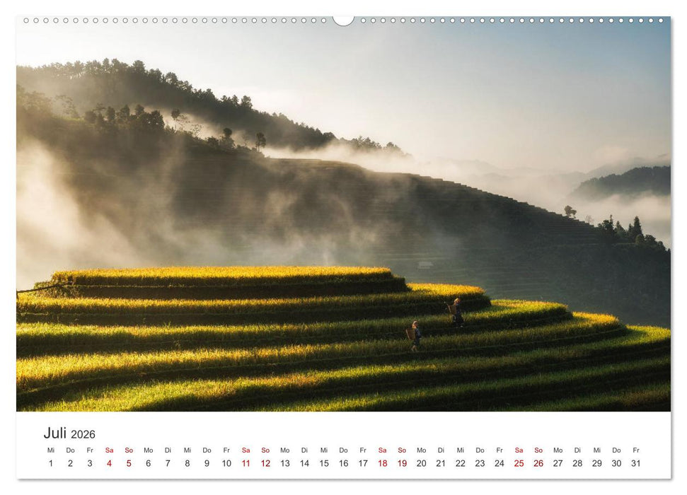 Vietnam - Das beeindruckende Land am Pazifik. (CALVENDO Premium Wandkalender 2026)