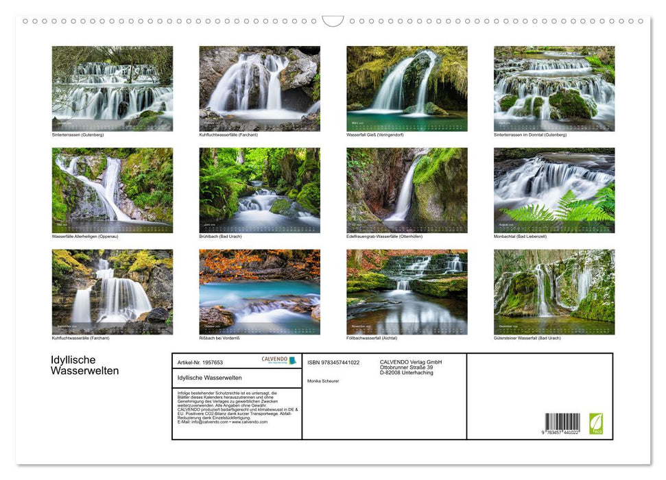 Idyllische Wasserwelten (CALVENDO Wandkalender 2026)