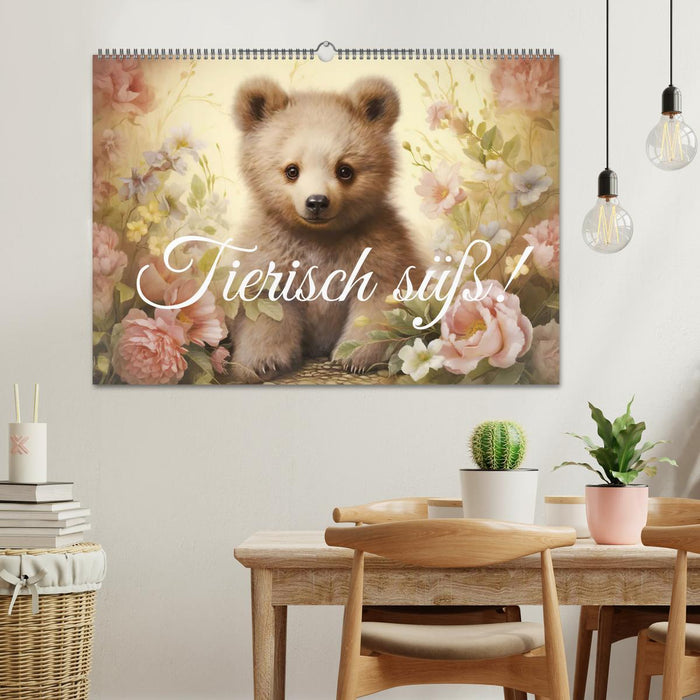 Tierisch süß! (CALVENDO Wandkalender 2026)