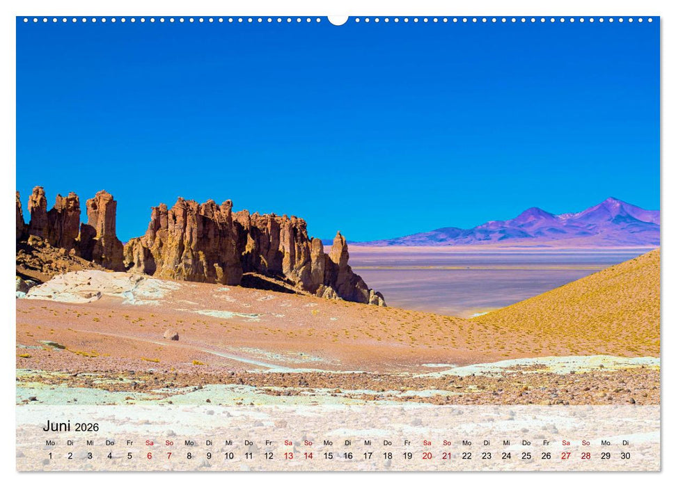 Magische Farbspiele der Wüste (CALVENDO Premium Wandkalender 2026)