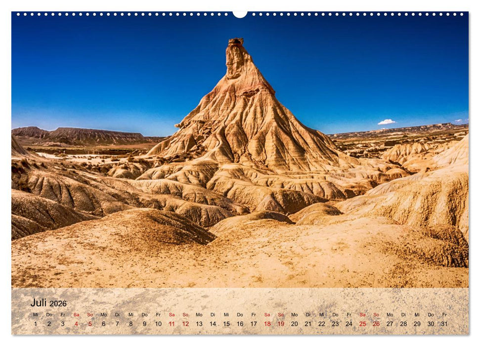 Magische Farbspiele der Wüste (CALVENDO Premium Wandkalender 2026)