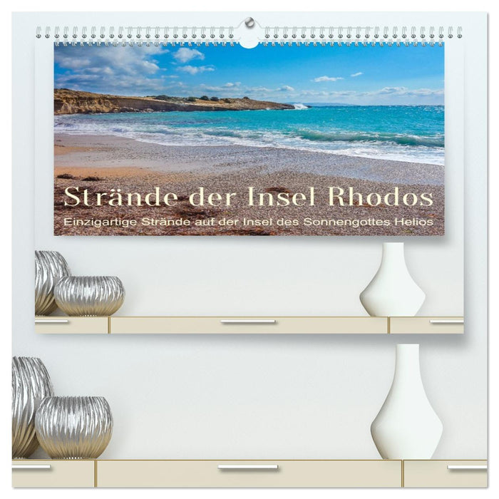Strände der Insel Rhodos (CALVENDO Premium Wandkalender 2026)