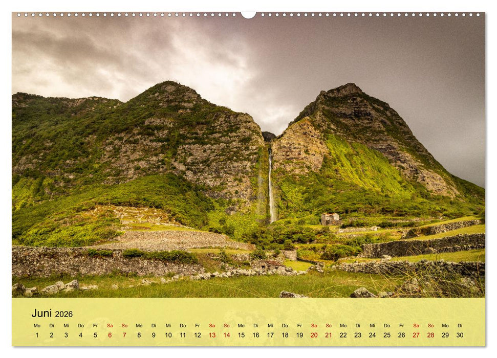 Azoren Landschaften - Flores und Corvo (CALVENDO Premium Wandkalender 2026)