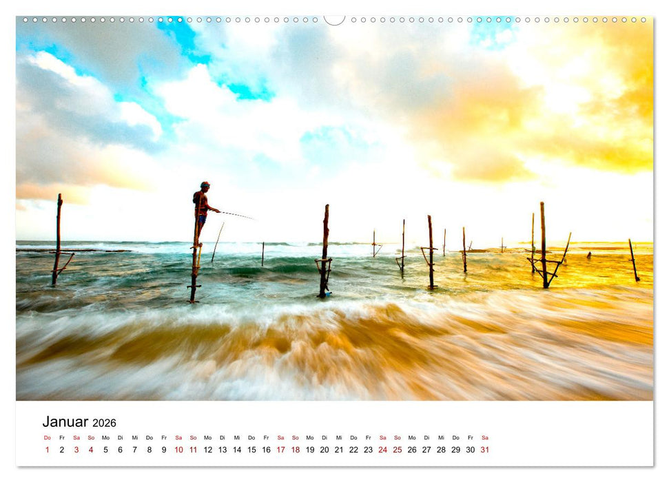 Sri Lanka - Eine wahre Perle im Indischen Ozean (CALVENDO Premium Wandkalender 2026)
