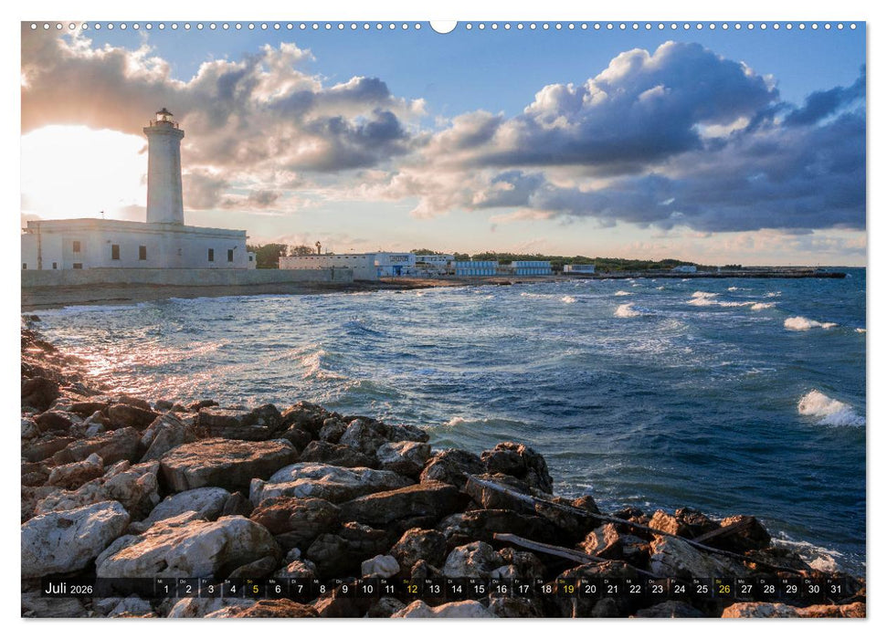 Apulien – Impressionen vom Südosten Italiens (CALVENDO Premium Wandkalender 2026)