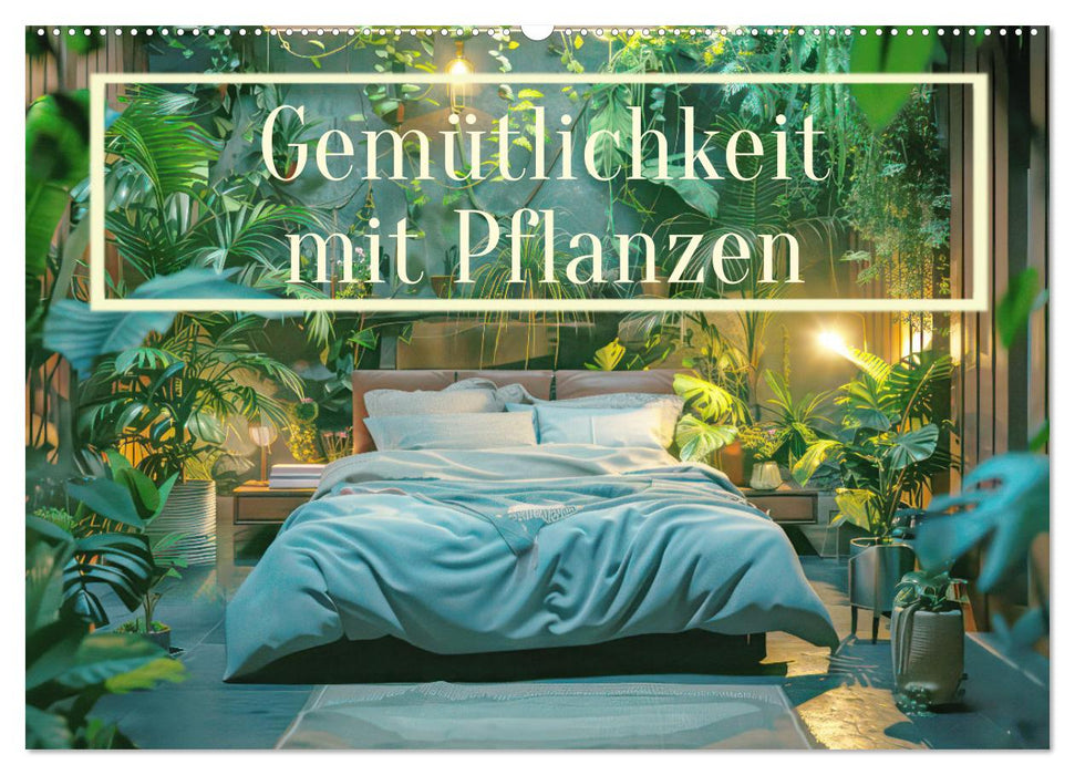 Gemütlichkeit mit Pflanzen (CALVENDO Wandkalender 2026)