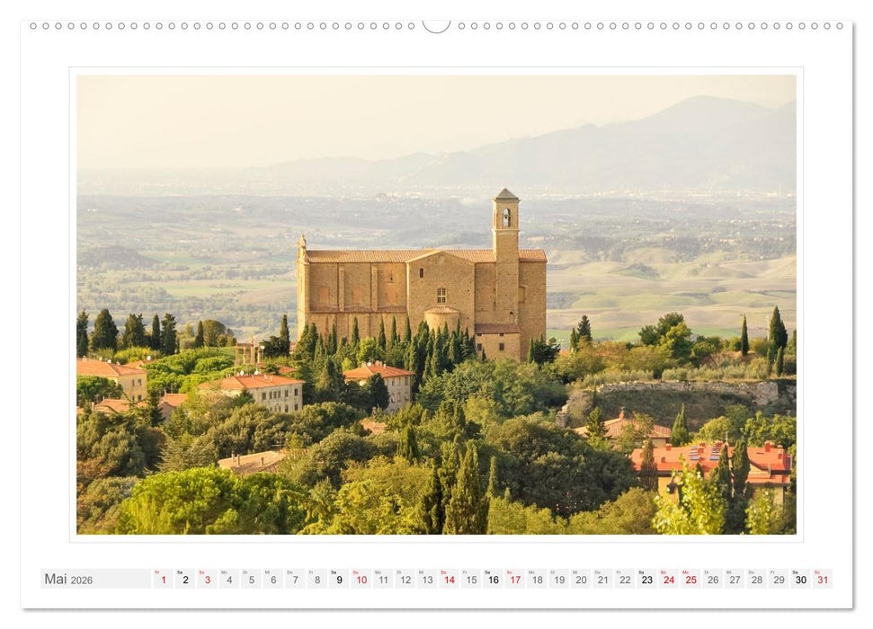 Toskana. Livorno - Volterra - Piombino (CALVENDO Premium Wandkalender 2026)
