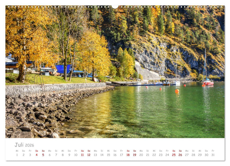 Tirol - Herbst am Achensee (CALVENDO Premium Wandkalender 2026)