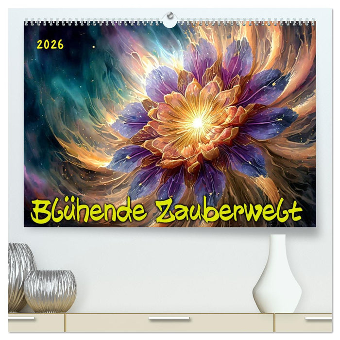 Blühende Zauberwelt (CALVENDO Premium Wandkalender 2026)