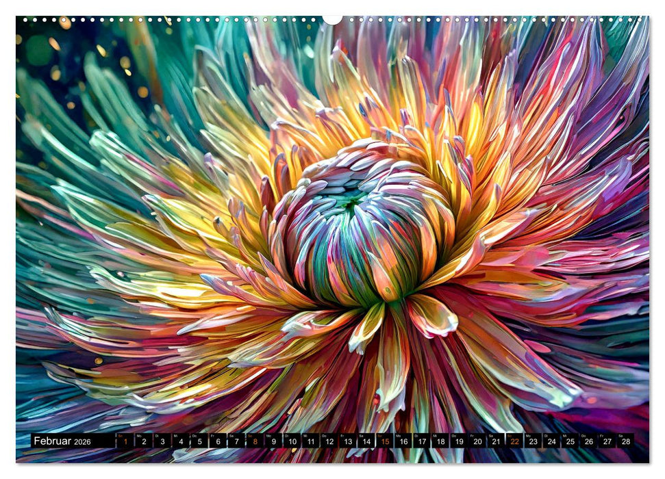 Blühende Zauberwelt (CALVENDO Premium Wandkalender 2026)