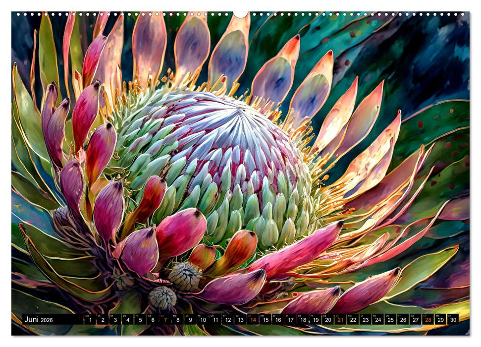 Blühende Zauberwelt (CALVENDO Premium Wandkalender 2026)