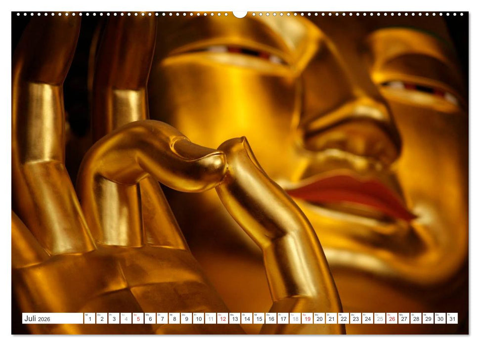 Siddhartha Gautama - Buddha (CALVENDO Premium Wandkalender 2026)