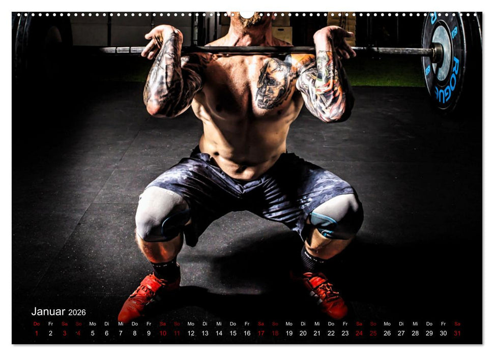 Kraftsport (CALVENDO Premium Wandkalender 2026)