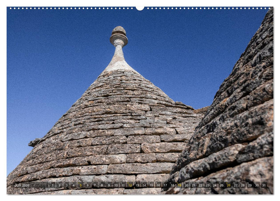 Alberobello – Apuliens Stadt der Trulli (CALVENDO Premium Wandkalender 2026)