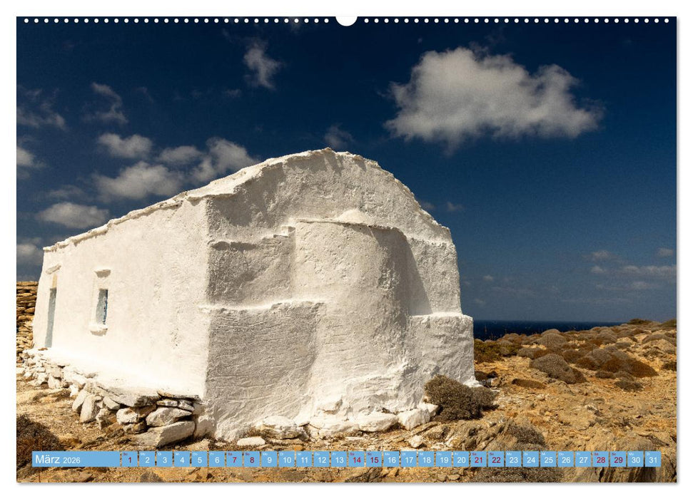 Amorgos - Kykladenimpressionen (CALVENDO Premium Wandkalender 2026)