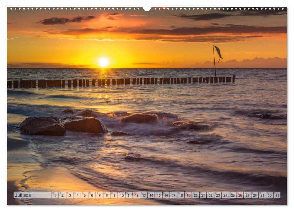Farben der Ostsee (CALVENDO Premium Wandkalender 2026)