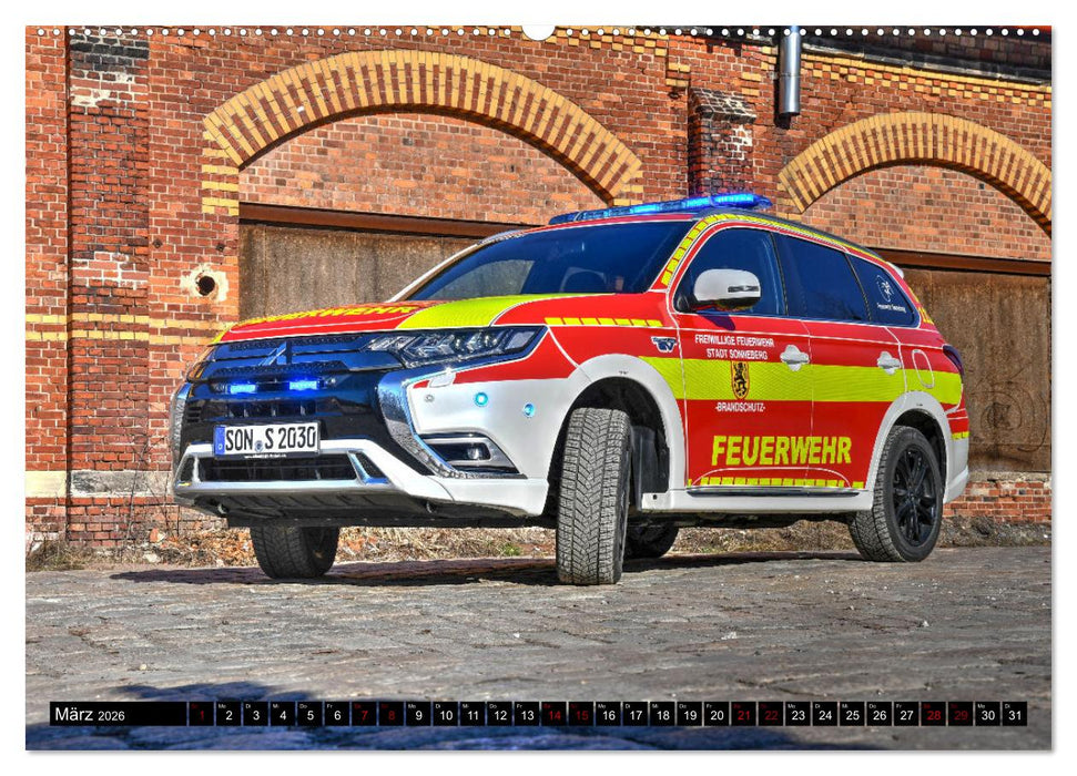 Feurwehrfahrzeuge (CALVENDO Premium Wandkalender 2026)