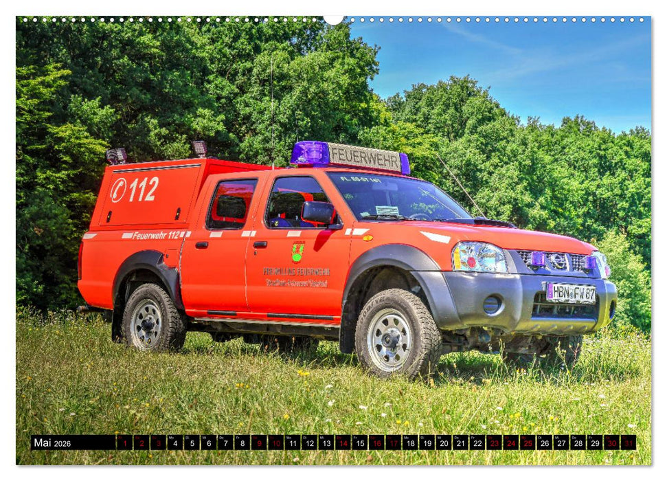 Feurwehrfahrzeuge (CALVENDO Premium Wandkalender 2026)