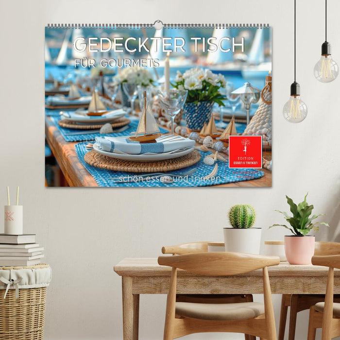 Gedeckter Tisch für Gourmets (CALVENDO Wandkalender 2026)